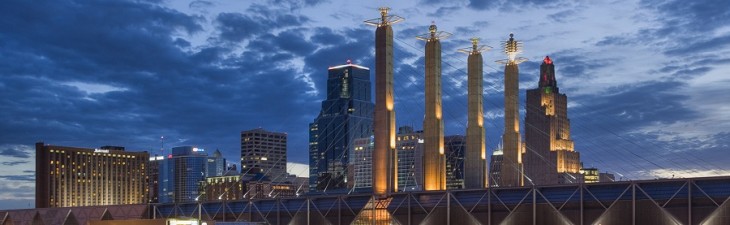 Downtown skyline for Gigabit City Lab